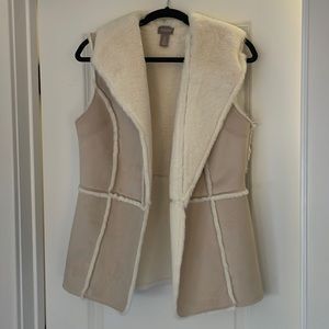 Chico’s fur vest